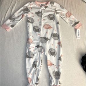 Carters footed pajamas. Never worn brand new with tags. Size-2T